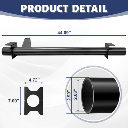 FomanXtre Rear Fuel Tank Support Crossmember and Rear Upper Shock Mount Crossmember Rear Spare Tire Support Plate Shock Mount Frame Compatible with 2007-2014 Chevy Silverado 1500 GMC Sierra 1500
