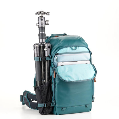 Shimoda Explore v2 25 Women's Starter Kit, Outdoor Photography Adventure Backpack with Small Mirrorless Core Unit, Fits Mirrorless and DSLR Cameras, 14-inch Laptop Sleeve, Rain Cover Included, Teal