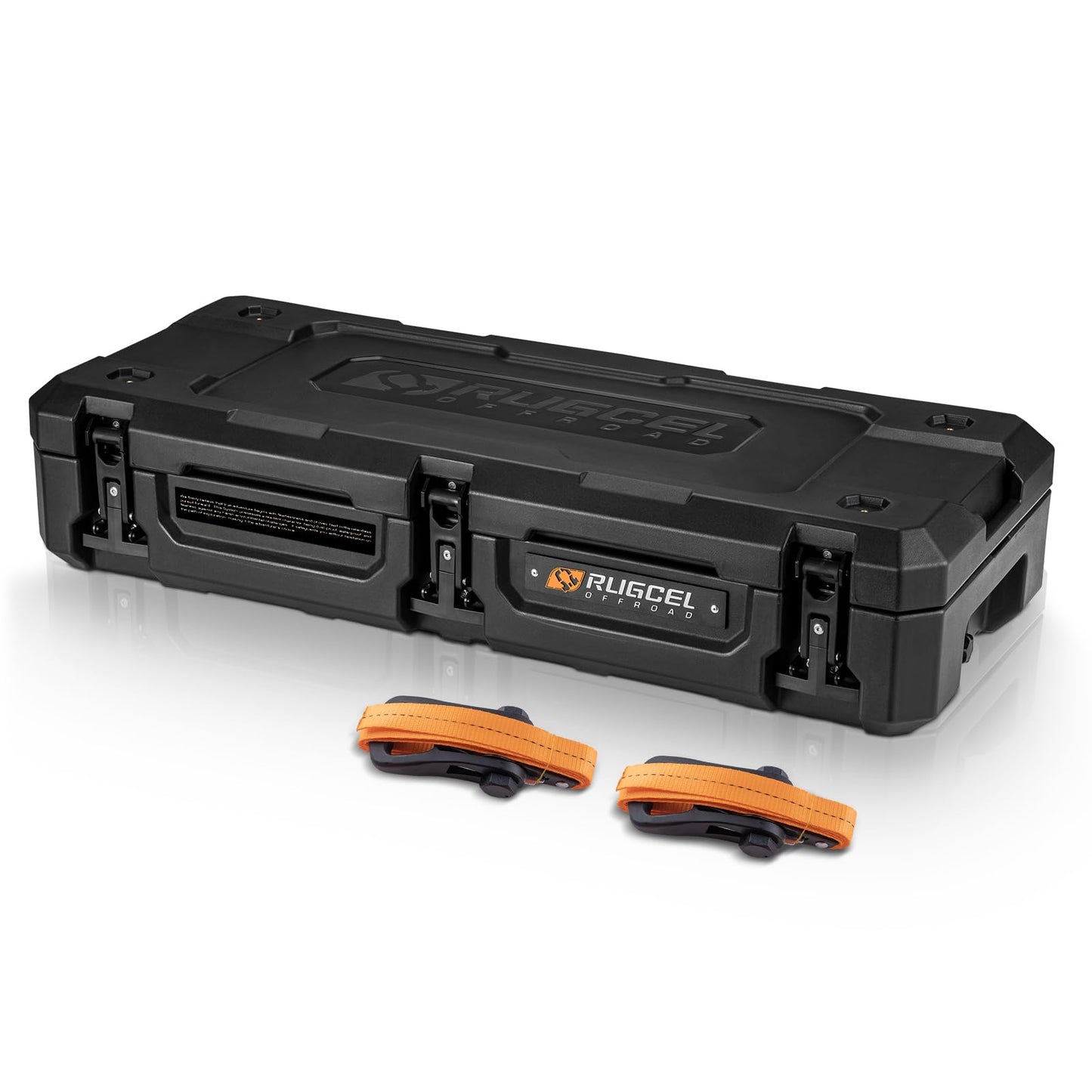 RUGCEL 98QT Waterproof Dry Storage Box - Heavy Duty Off-Road Case for Overland Trips, Car Camping, Roof Rack