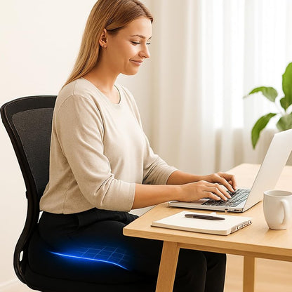 Persacom Donut Pillow Seat Cushion - Memory Foam Seat Chair Cushion for Tailbone Pain Relief, Postpartum Pregnancy and Hemorrhoids Donut Chair Lifting Cushions for Men and Women Home & Office (Black)