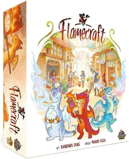 Flamecraft (Standard Edition) - A Dragon Placing Engine Builder for 1-5 Players