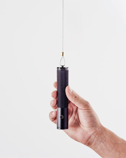 HALO EDITION Mag 2 Sunset Lamp - The Original - Portable Battery Light, Designed by Mandalaki in Italy, Dimmable LED Lamp, Flashlight, Magnetic System, USB-C Cable, Suspension Kit, IP54, 142x28 mm