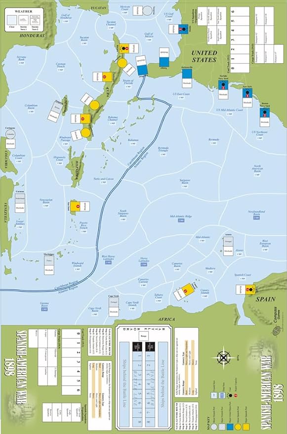 Compass Games 1126 The Spanish-American War 1898