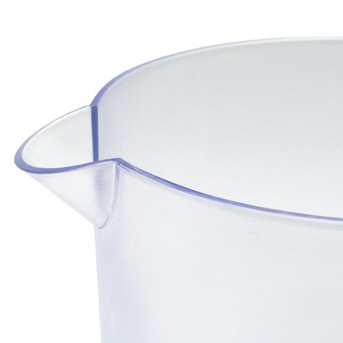 G.E.T. Heavy-Duty 1 Gallon Plastic Pitcher with Lid, Clear, BPA Free