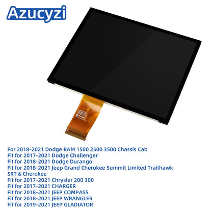 Replacement 8.4 uconnect Screen 4C UAQ LCD Monitor Touch-Screen Radio Navigation Compatible with 2017-2022 Dodge RAM Chrysler Gladiator Compass Wrangler Cherokee # LA084X01(SL)(02)