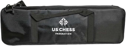 U.S. Chess Supreme Triple Weighted Chess Set Combo (Black)
