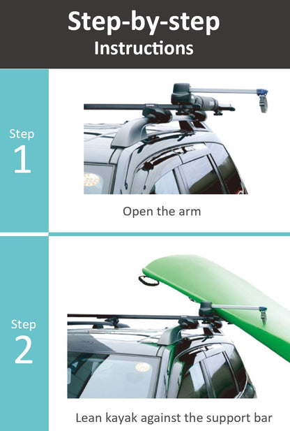 INNO INA453 Rooftop Cargo Rack Kayak Lifter