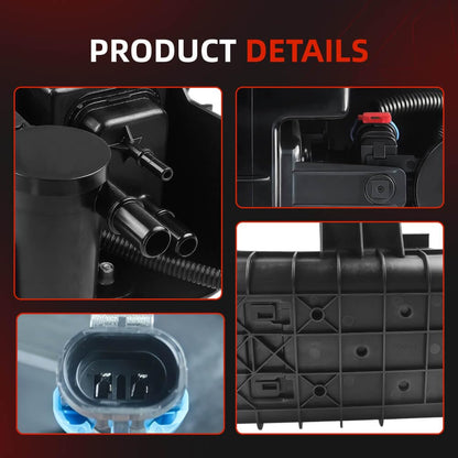 ALVEXO Fuel Vapor Canister with Holder Assembly Compatible with Hyundai Santa Fe 2007 2008 2009 2.7L 3.3L V6 | EVAP Charcoal Canister Replacement | Replaces OE 31410-0W000, 31410-2B300, CP3262