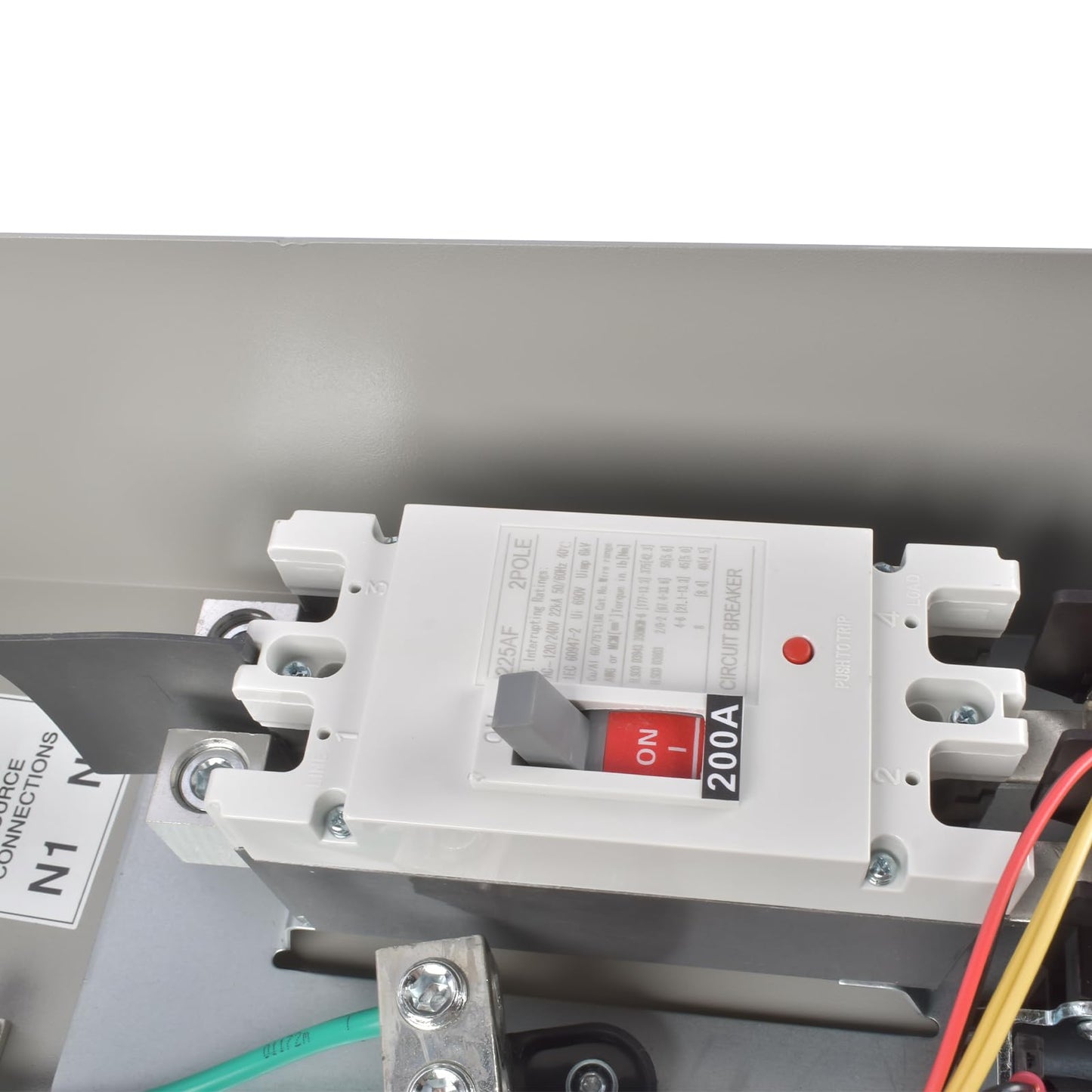 200 Amp Single Phase Generator Automatic Transfer Switch Compatible with Generac RXSW200A3, 120/240V, NEMA 3R Aluminum Enclosure, Indoor/Outdoor Use, Power Management Compatible