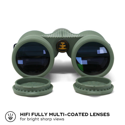 Nocs Provisions Field Issue Compact 10x42 Waterproof Binoculars, Shockproof, Fogproof,10X Magnification, Bak4 Prism, Multi-Coated Lens, Adults & Kids, Hunting, Bird Watching, Hiking & Wildlife Viewing