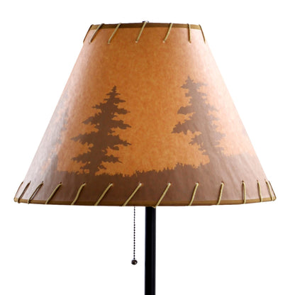 Catalina Lighting Rustic Cabin Lodge 3-Piece Table & Floor Lamp Set, LED Bulb NOT Included, 58", Forest Print, Set of 3