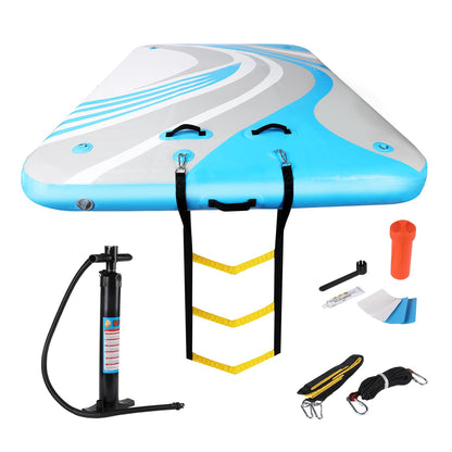 Generalman Inflatable Floating Dock, Air Dock Platform, Island Raft Mat, Swim Platform, Floating Island Raft – Thick & Extra‑Wide Non‑Slip Floating Platform with Portable Carry Bag