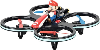 Carrera RC - Officially Licensed Mario Kart Mini Mario-Copter 2.4GHz Rechargeable Remote Control Helicopter Drone Toy Easy to Fly