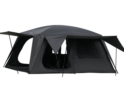 Vidalido 4-6 Person Camping Tent with 3 Door 2 Room Large Family Cabin Tents, Double Layer Waterproof Portable Glamping Tent, Big Tents for Outdoor Camping Hiking and Backpacking