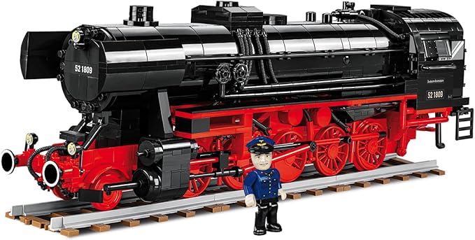 COBI Historical Collection Steam Locomotive DR BR 52/Ty2 Building Set 1725 Pieces