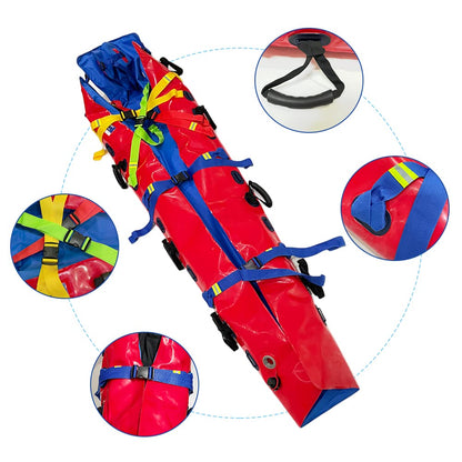 First Aid Vacuum Stretcher - Emergency Full Body Limb Splint Outdoor Immobilization Protection Patient Transport Device for Rescue, Accidents