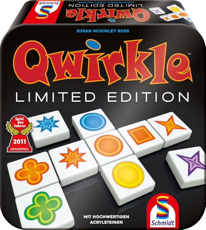 Schmidt Spiele 49396 Qwirkle Limited Edition Year 2011 Family Game Colourful