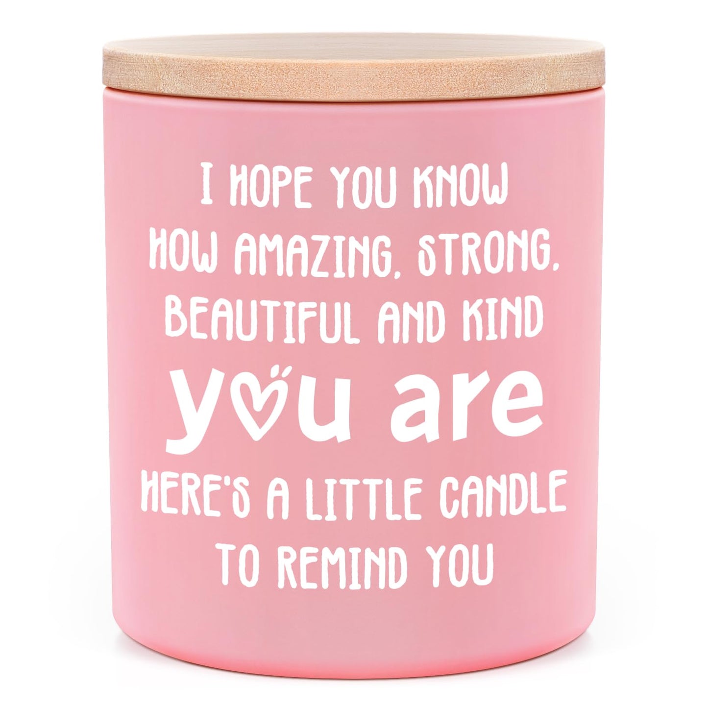 Inspirational Gifts for Women, You are Amazing Candle 10Oz, Birthday Graduation Encouragement Cheer Up Positive Affirmations Gifts for Women Friends, Get Well Cancer Care Gift, Soy Wax Scented Candle