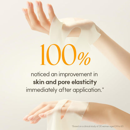 THE FACE SHOP Original Vegan Collagen Face Mask, Korean Glass Skin Essential, Peptide Hydrogel Mask for Firming & Skin Elasticity, Moisturizing, 4EA
