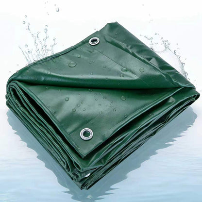 NORSGATEN 22 Mil Heavy Duty Vinyl Tarp,12x20 FT Fully Waterproof Reversible Poly Tarp with Metal Grommets, All-Weather Fade Resistant Outdoor Cover for Equipment, Truck, Roof & Woodpile,Garden Plants