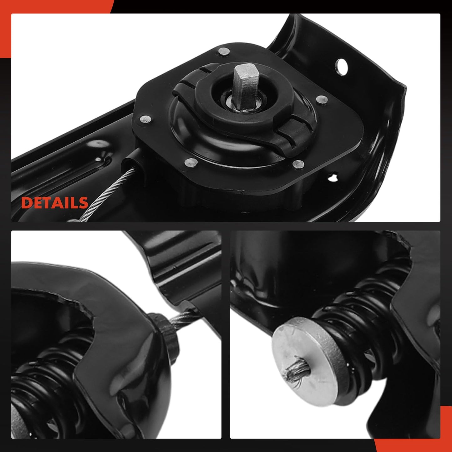 A-Premium Spare Tire Hoist Spare Tire Winch Carrier Compatible with Dodge Durango 2011 2012, Sport Utility, AWD