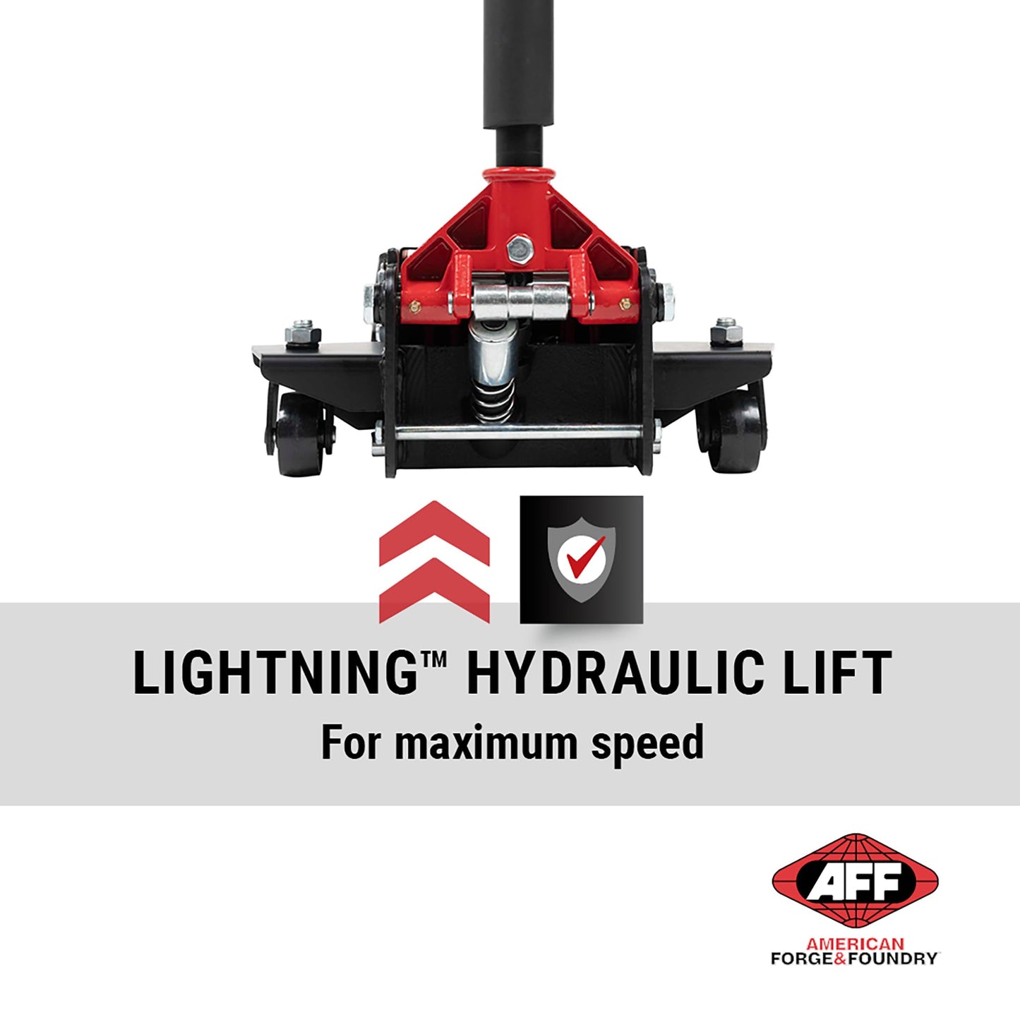 AFF 4 Ton Floor Jack - Low Profile Car Jack with Lightning Lift Hydraulic - Super Duty
