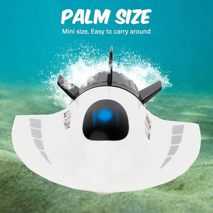 GoolRC Mini RC Submarine Boat Remote Control Waterproof Diving Toy (White)
