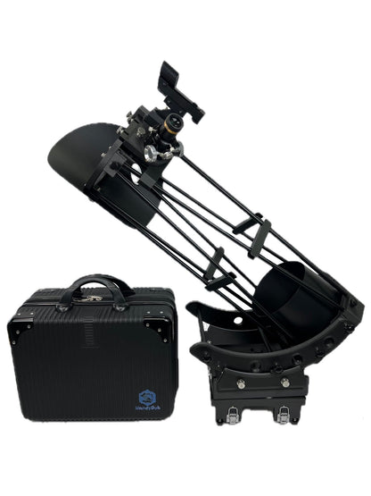 HandyDob6 6-Inch Ultra Light Portable Dobsonian with Light Shroud and Smartphone Mount – Compact Travel Telescope