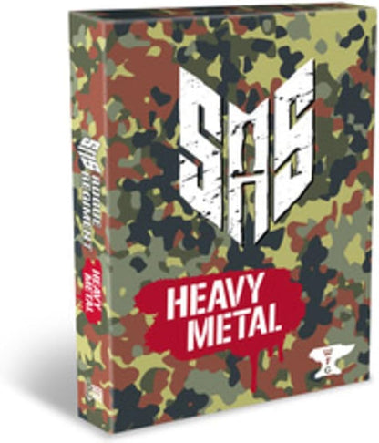 Word Forge Games: SAS Rogue Regiment - Heavy Metal Expansion - Strategy Board Game WWII Stealth Action Military Theme Ages 14+ 1-4 Players 60 Min