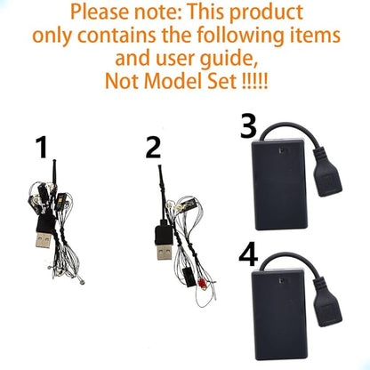 LED Light Kit Compatible with Lego The Orient Express Train - Lighting Set for Ideas 21344 (Model Set Not Included)