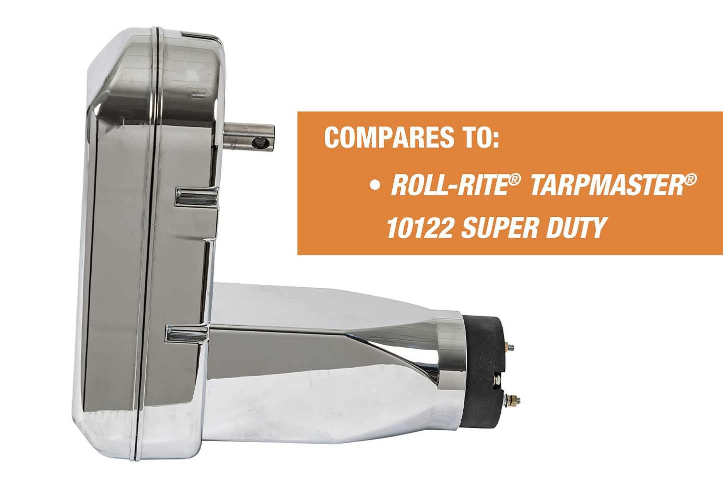Buyers Products 5540122 900W Electric Tarp Gear Motor, 73:1 Ratio, 1.2 HP, 54 RPM, Fits Roll-Rite Super Duty Systems, 3/4 in Shaft, Weatherproof Housing, Heavy-Duty Trailer Tarp Motor