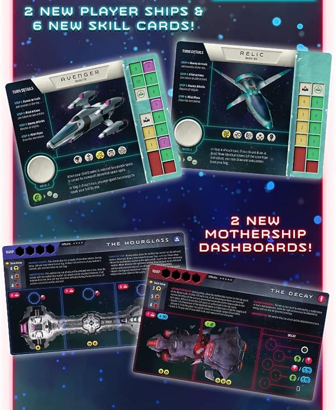 Renegade Game Studios Warp's Edge Anomaly Expansion Solo Board Game Strategy Card Game with Difficulty Scaling Ages 10+