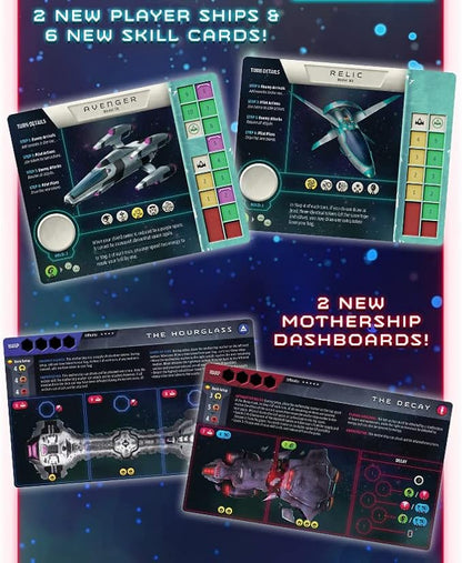 Renegade Game Studios Warp's Edge Anomaly Expansion Solo Board Game Strategy Card Game with Difficulty Scaling Ages 10+