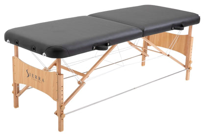 Sierra Comfort Basic Portable Massage Table, Black
