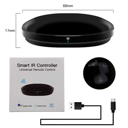 Smart IR Remote Control,All in One IR Blaster Control, Universal WiFi Infrared Remote Control for TV DVD Air Conditioner STB etc,Compatible with Alexa, Google Assistant