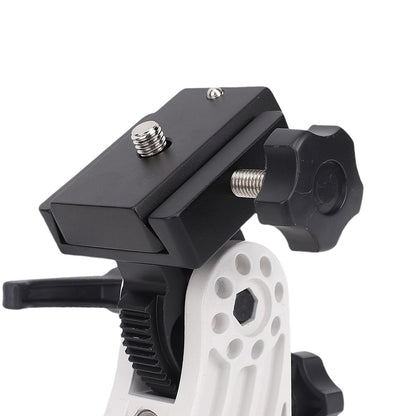 Sanpyl Telescope Mount, Latitude Adjustment Seat for SkyWatcher & Star Field, Aluminum Alloy Equatorial Wedge Instrument Latitude Base, Telescope Accessory (Green and White)