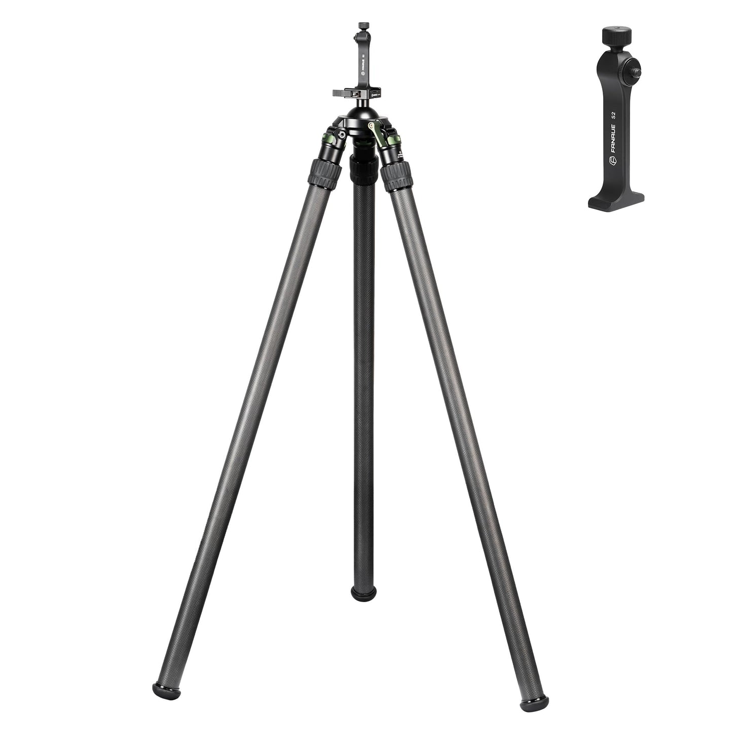 FANAUE Hunting Tripod Quick Release Plate Features Arca Swiss Dovetail Mount Carbon Fiber Tripod Binocular Tripod Adapter with 1/4-20" Thread for Bird Watching, Hunting, Astronomy, Animal Observation.