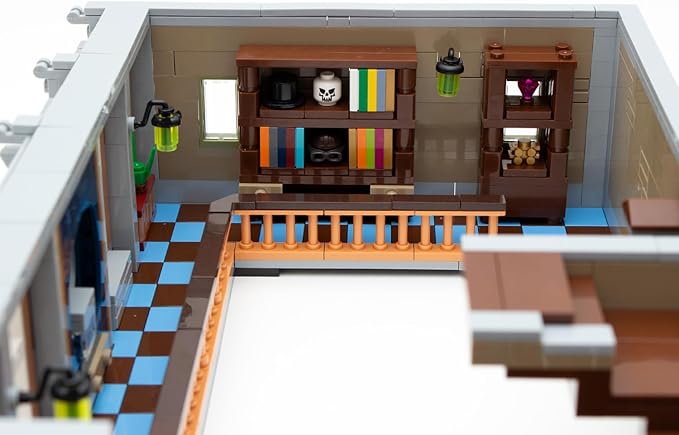General Jim's New York Sanctorum Sanctum - Magic Library Santuary Modular City Bulding Blocks Set | Compatible with City Sets and All Major Brands