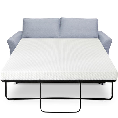 Kawcono 4 inch Queen Sofa Mattress with Removable Washable Cover,Replace Pull Out Queen Sleeper Sofa Mattress for RVs,Daybeds,Boats&Guest Rooms,58x72x4 inch