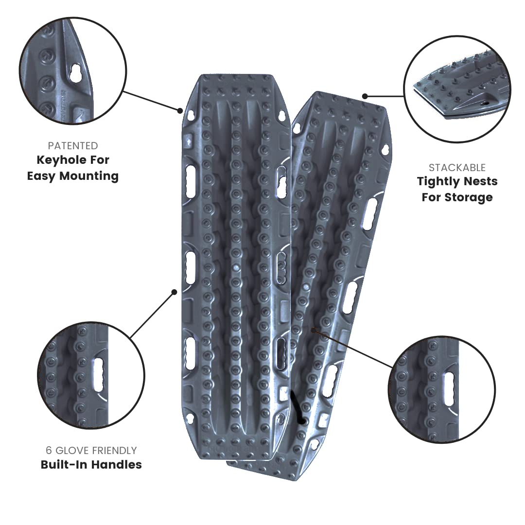 MAXTRAX MKII Vehicle Recovery Board (Gunmetal Grey)