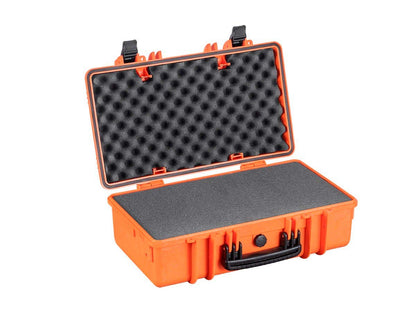 Monoprice Weatherproof Hard Case - 22 x 14 x 8 Inches, With Customizable Foam, Shockproof, IP67, Ultraviolet And Impact Resistant Material, Orange - Pure Outdoor Collection