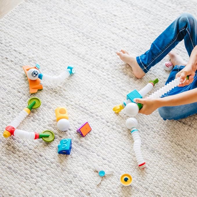 SmartMax Roboflex Plus – Magnetic STEM Building Set with Flexible Bars for Creative Robot and Engineering Play for Ages 3+