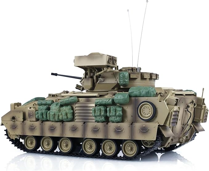 TOUCAN RC HOBBY US in Stock Tongde 1/16 RC Tanks M2A2 Bradley Infrared Barrel Recoil Electric Toy Model No BB Shooting Function