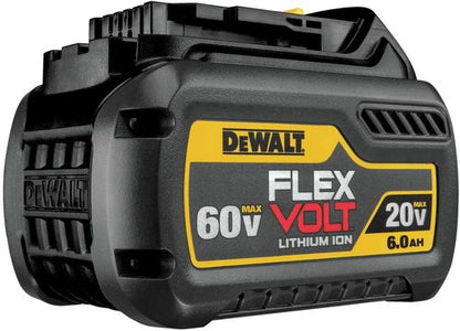 DEWALT FLEXVOLT 20V/60V MAX Lithium Ion Battery - 6.0Ah Capacity for Extended Power