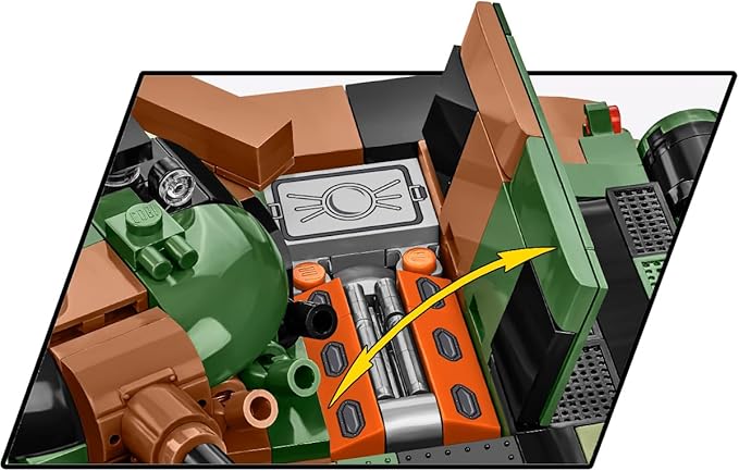 COBI Armed Forces T-72 M1R (PL/UA) Tank Building Set 724 Pieces