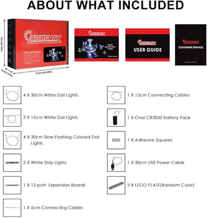 BRIKSMAX Led Lighting Kit for Ideas Doctor Who - Compatible with Lego 21304 Building Blocks Model- Not Include The Lego Set