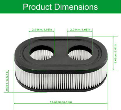 Troy-Bilt 10-Pack Lawn Mower Air Filters - Compatible with 500 Series Engines | High-Performance Replacement
