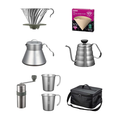 Hario Outdoor V60 Pour Over Full Set with Carry Bag