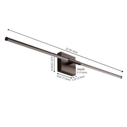 JONATHAN Y Wall Sconce, Modern Minimalist, Dimmable LED, 32in, Metal, Oil Rubbed Bronze, Model JYL7040D