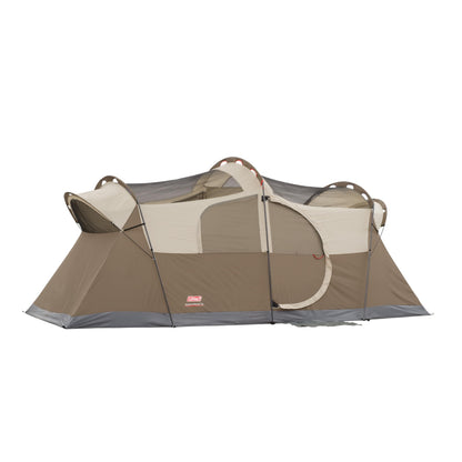 Coleman WeatherMaster 10-Person Camping Tent with Rainfly & Room Divider, Spacious Weatherproof Family Tent with Carry Bag